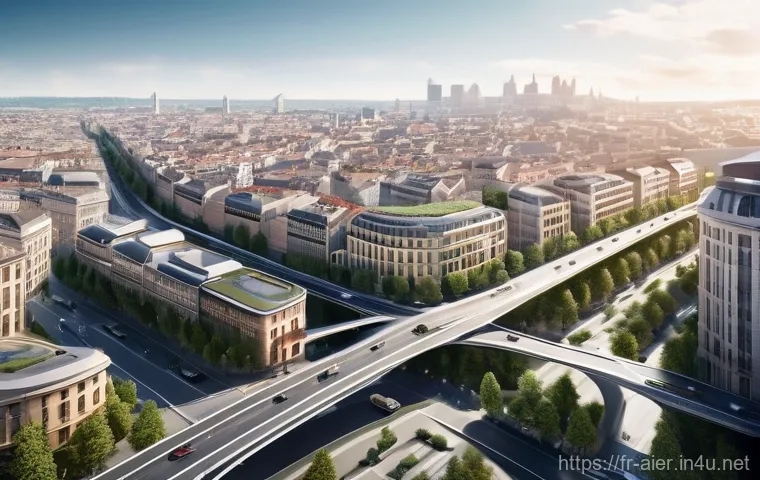 AI 기술을 활용한 예측 분석 사례 - **Prompt:** Inside a gleaming, ultra-modern French automotive factory, advanced robotic arms are pre...
