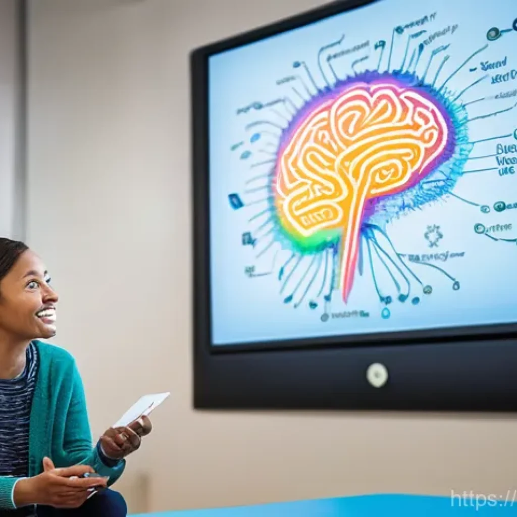 AI 전문가의 커뮤니케이션 스킬 향상 - **Prompt:** "A friendly and approachable AI researcher, in a well-lit, modern community center, is e...