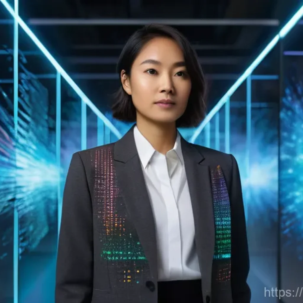머신러닝 알고리즘 선택 가이드 - **Prompt:** A focused, diverse female data scientist in her late 20s, wearing a smart grey blazer ov...
