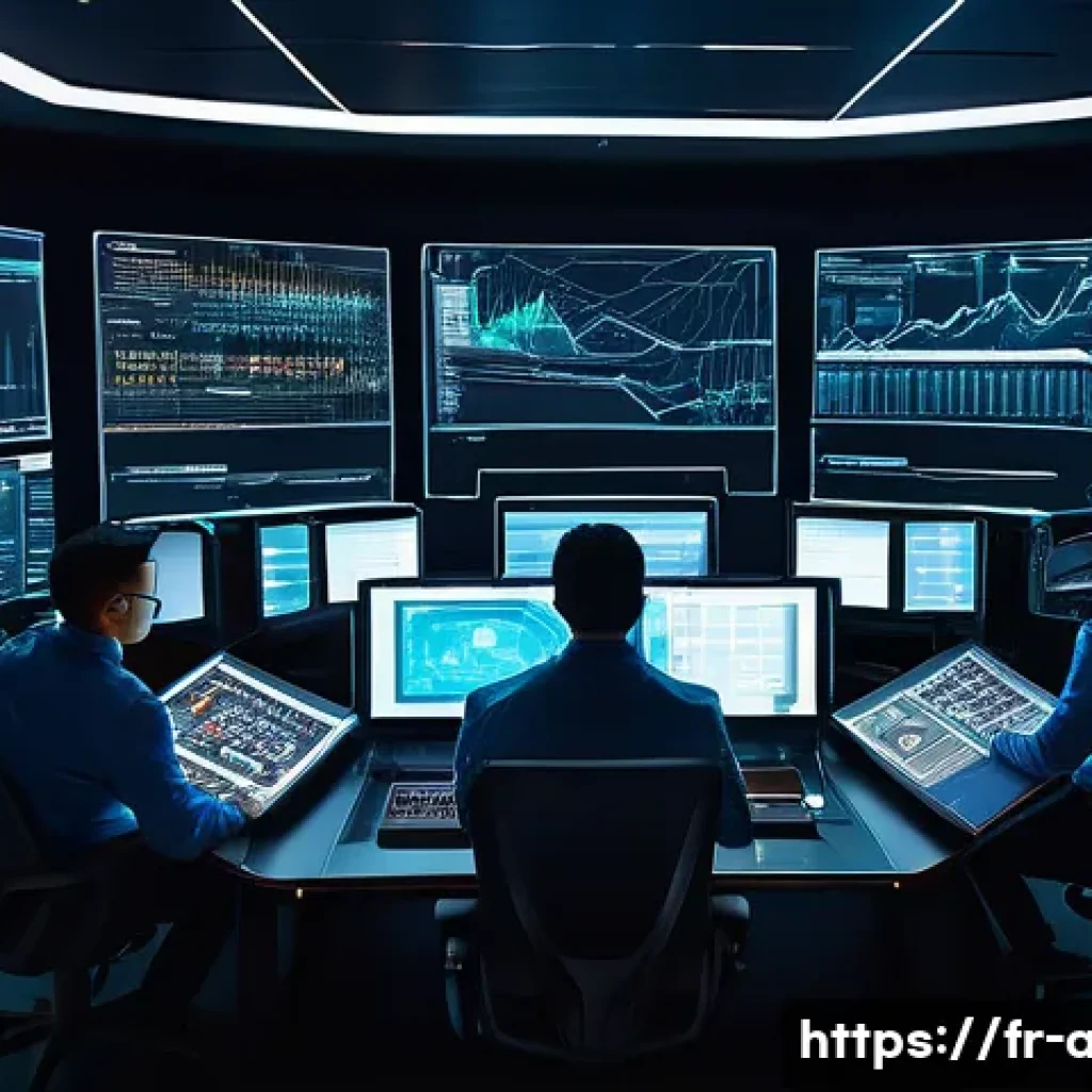 머신러닝 코드 최적화 기법 - **Prompt 1: The Symphony of Speed and Data**
"A visually dynamic and futuristic control room, fi...