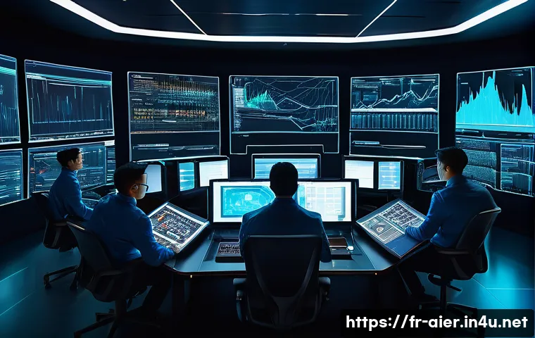 머신러닝 코드 최적화 기법 - **Prompt 1: The Symphony of Speed and Data**
"A visually dynamic and futuristic control room, fi...